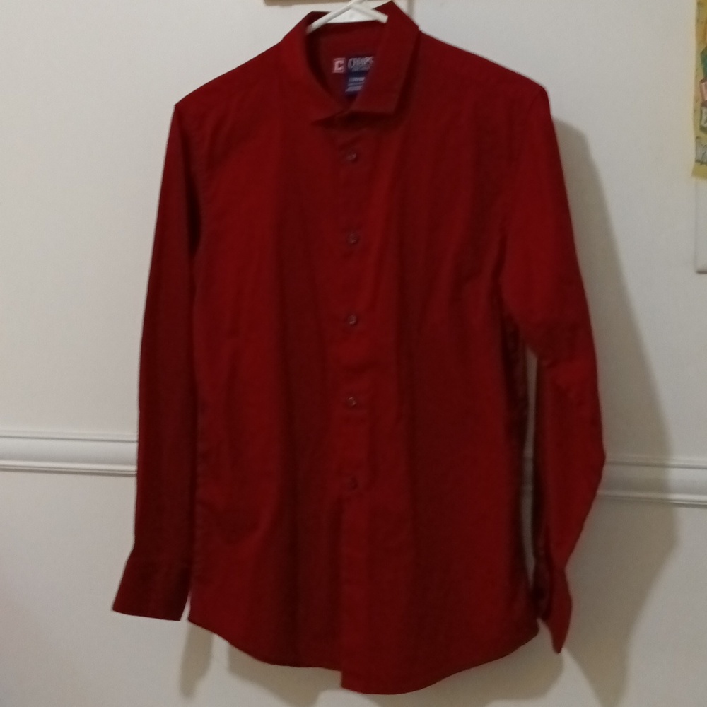 Chaps boys 14-16 button down long sleeve dress shirt.